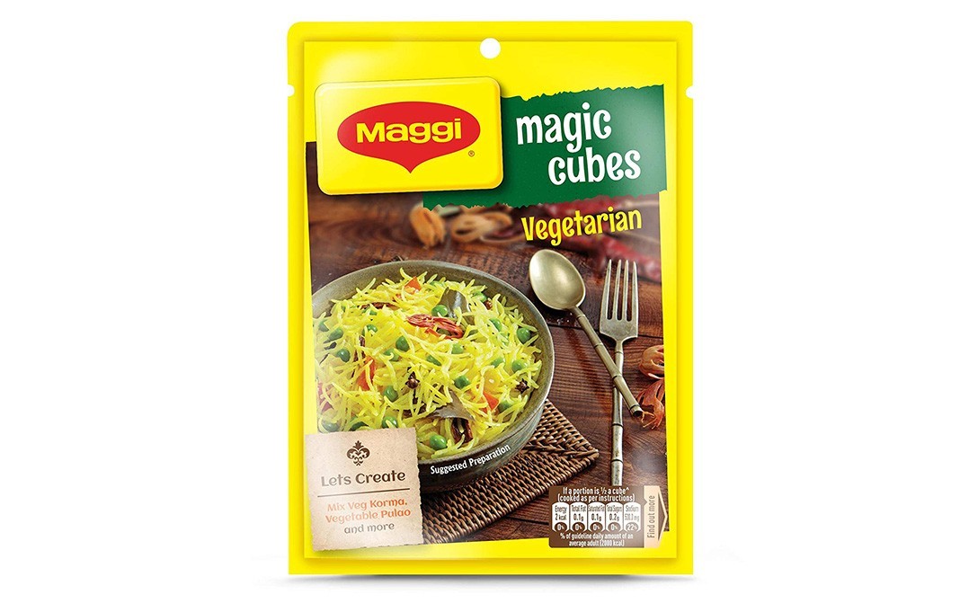 Maggi Magic Cubes Vegetarian   Pack  40 grams